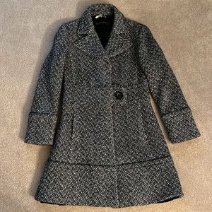 Zara Tweed Wool Coat